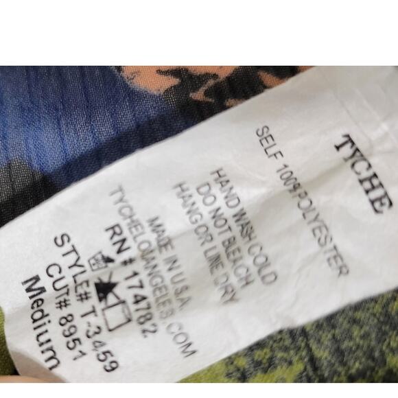 Fab' Rik Blouse Womens Medium Boho Cottagecore Romance French Sleek Shirt - Picture 9 of 9